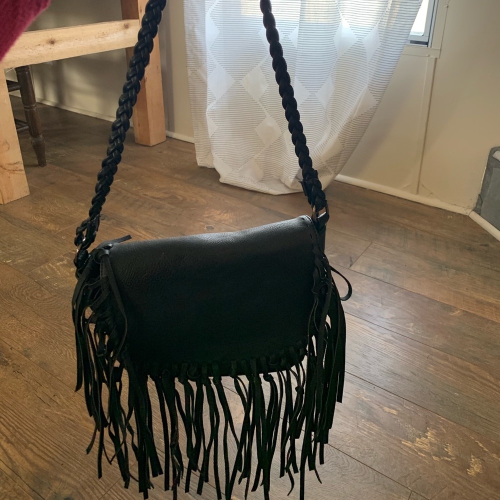 Fringe crossbody purse